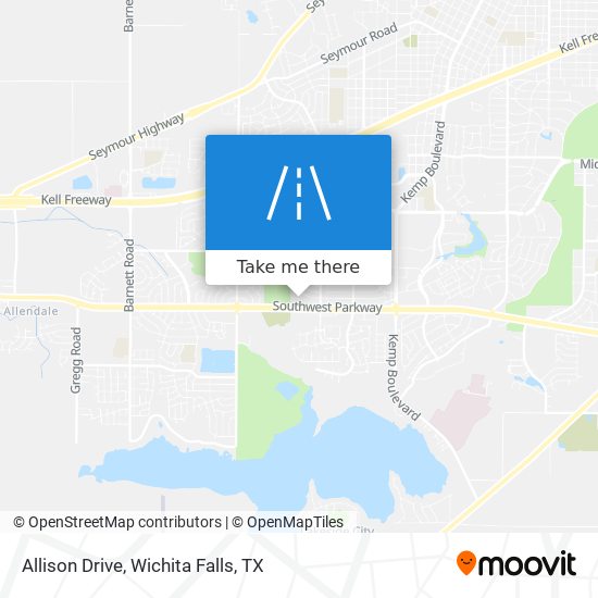 Allison Drive map