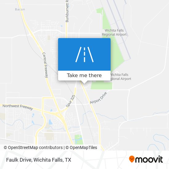 Faulk Drive map