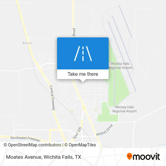 Moates Avenue map