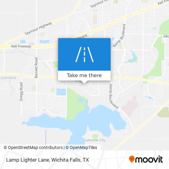 Lamp Lighter Lane map