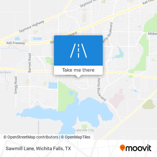 Sawmill Lane map