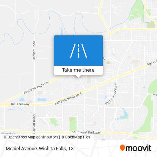 Mcniel Avenue map