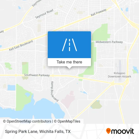 Spring Park Lane map