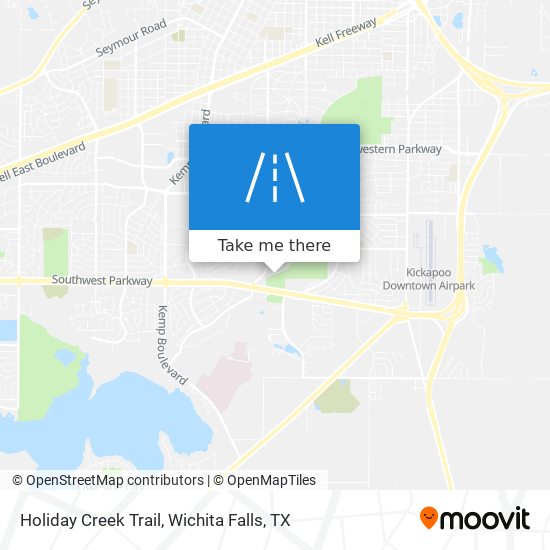 Mapa de Holiday Creek Trail