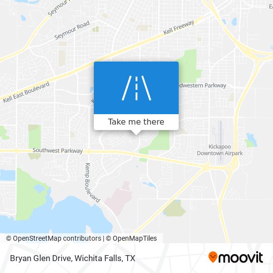 Bryan Glen Drive map