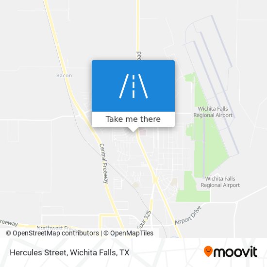 Hercules Street map