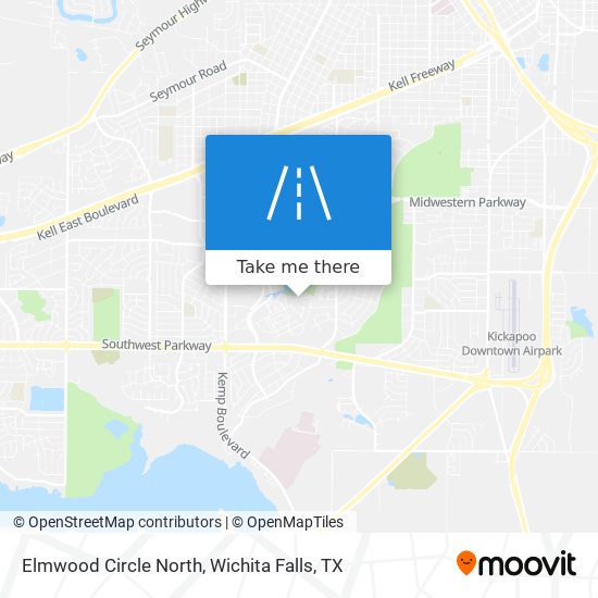 Elmwood Circle North map