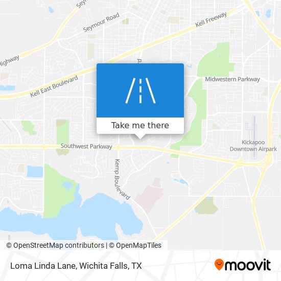 Loma Linda Lane map