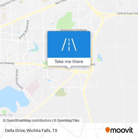 Della Drive map