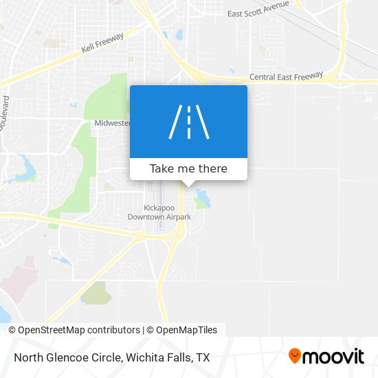 North Glencoe Circle map