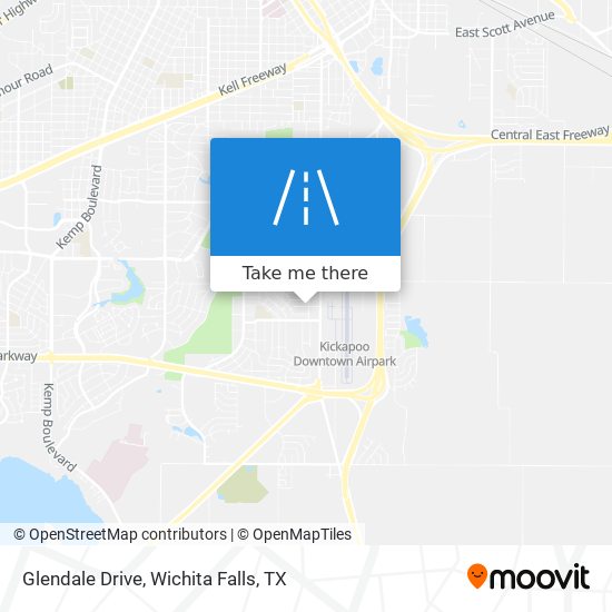 Glendale Drive map