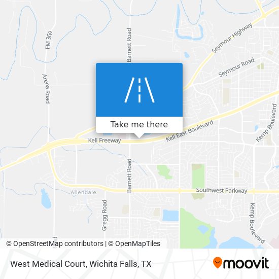 West Medical Court map