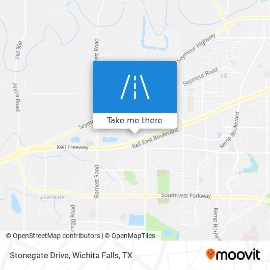 Stonegate Drive map