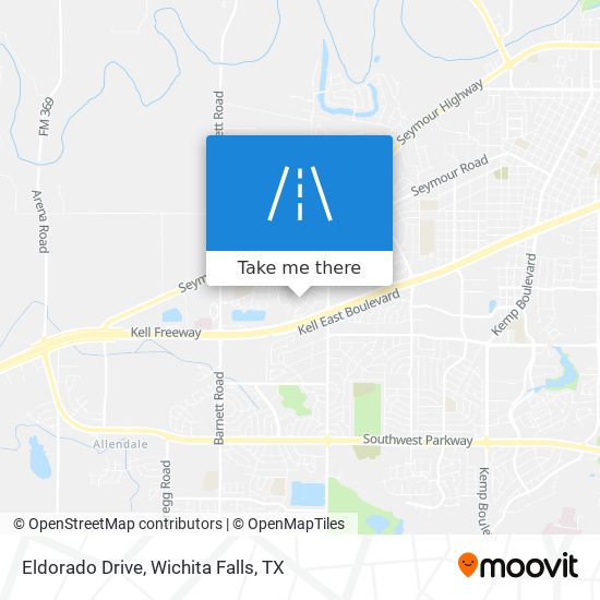 Eldorado Drive map