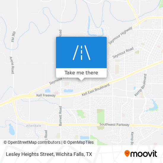 Mapa de Lesley Heights Street