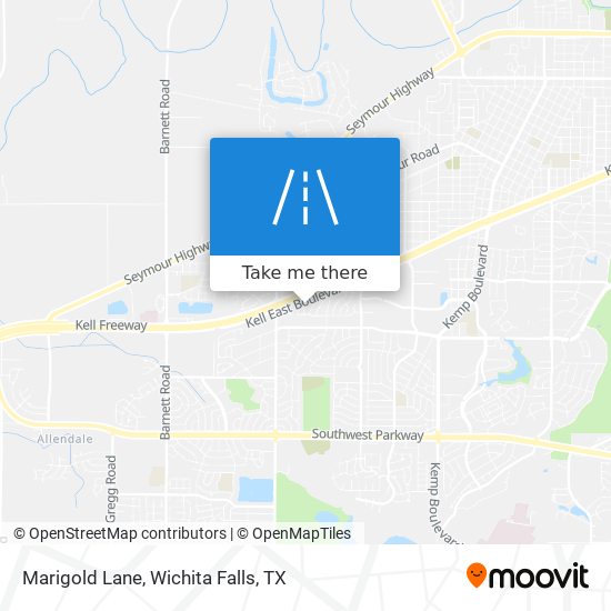 Marigold Lane map