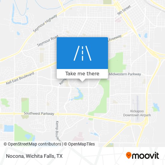 Nocona map