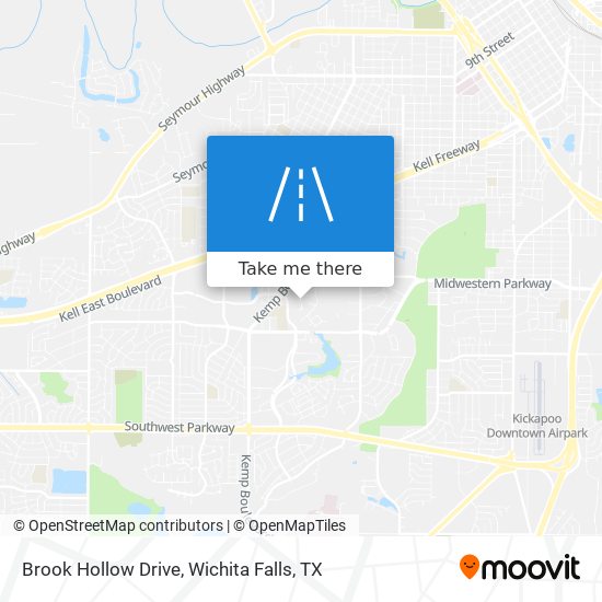 Brook Hollow Drive map