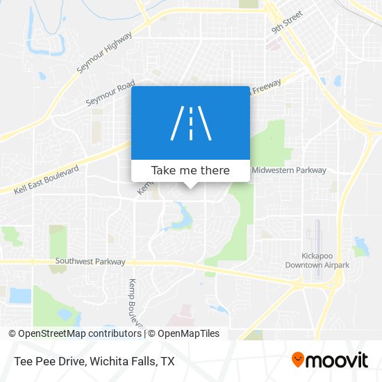 Tee Pee Drive map