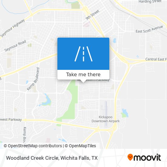 Woodland Creek Circle map