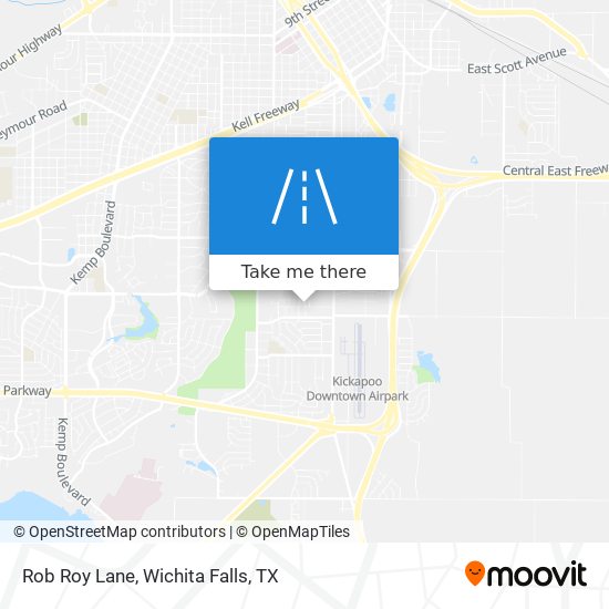 Rob Roy Lane map