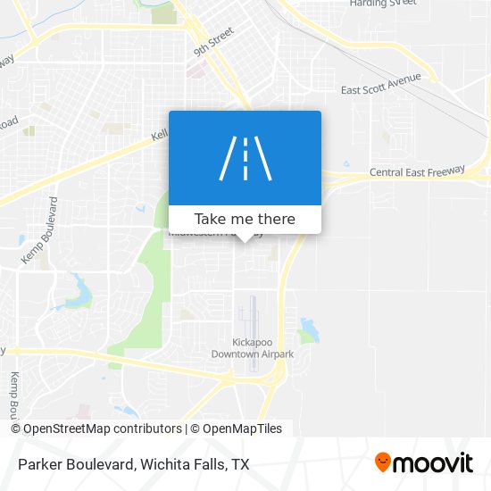 Parker Boulevard map