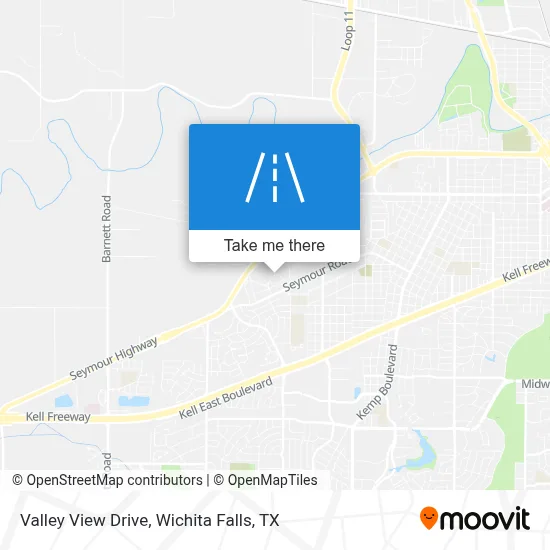 Valley View Drive map