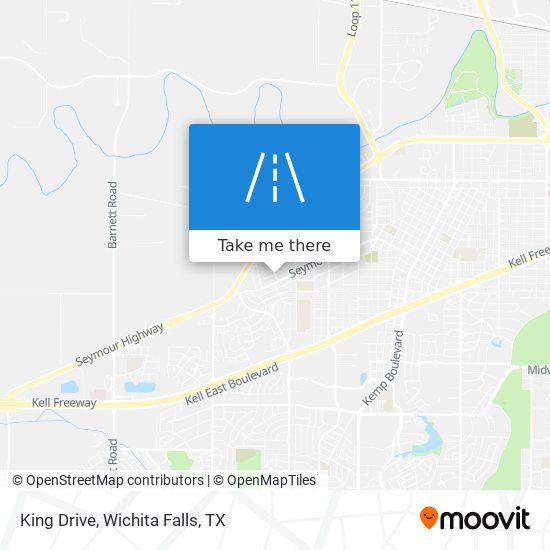 King Drive map