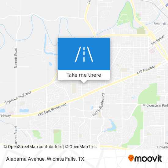 Alabama Avenue map