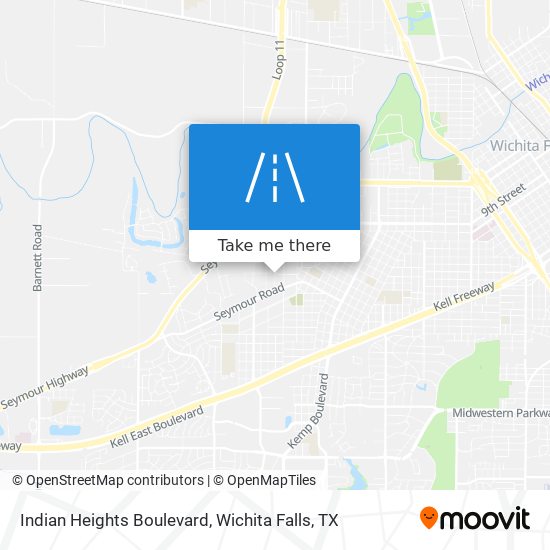 Mapa de Indian Heights Boulevard