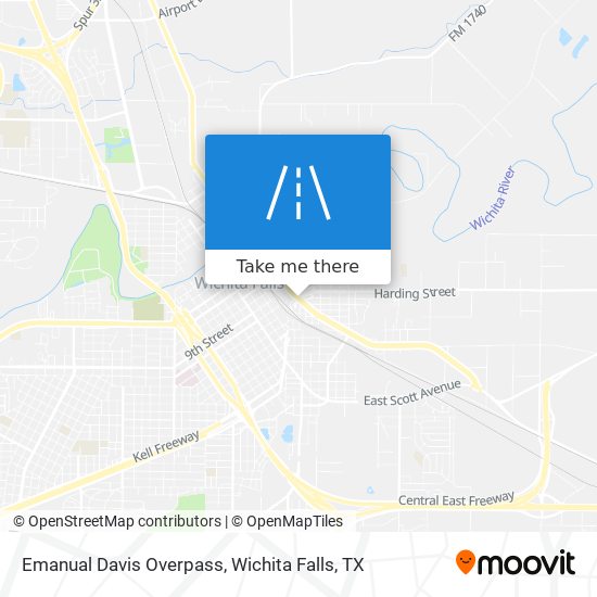 Emanual Davis Overpass map