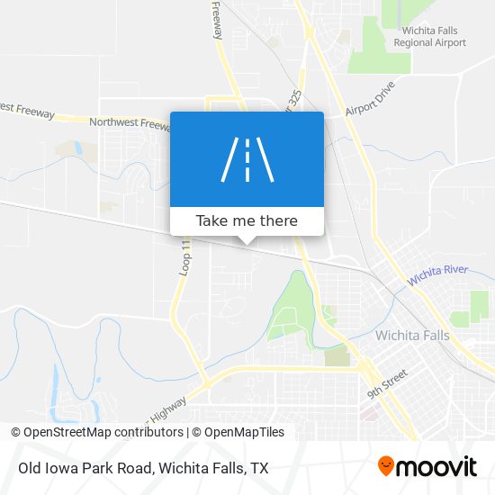 Mapa de Old Iowa Park Road