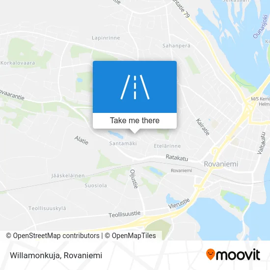 Willamonkuja map