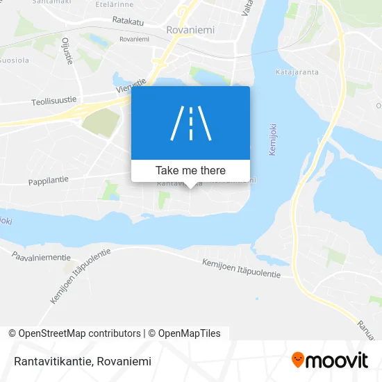 Rantavitikantie map