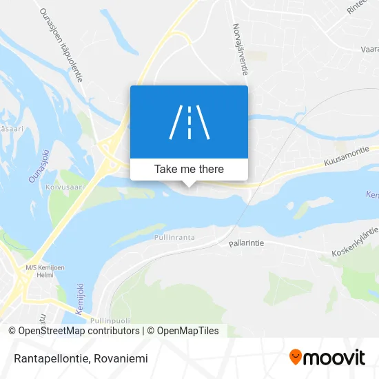 Rantapellontie map