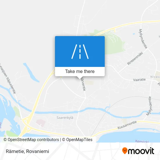 Rämetie map