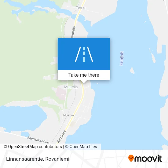 Linnansaari Road map