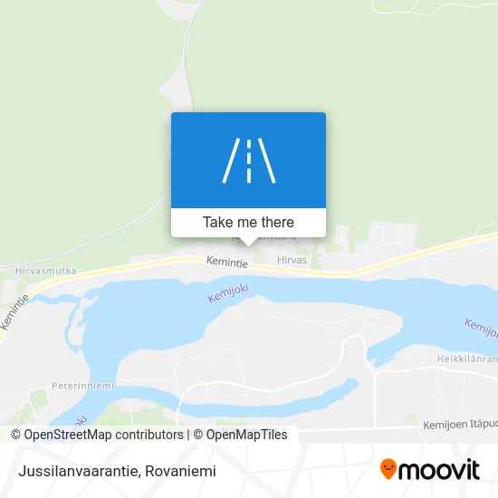 Jussilanvaarantie Road map