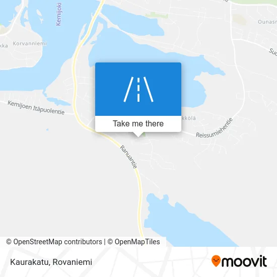 Kaurakatu Street map