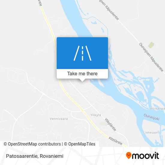 Patosaarentie Road map