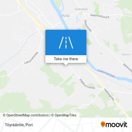 Töyrääntie map