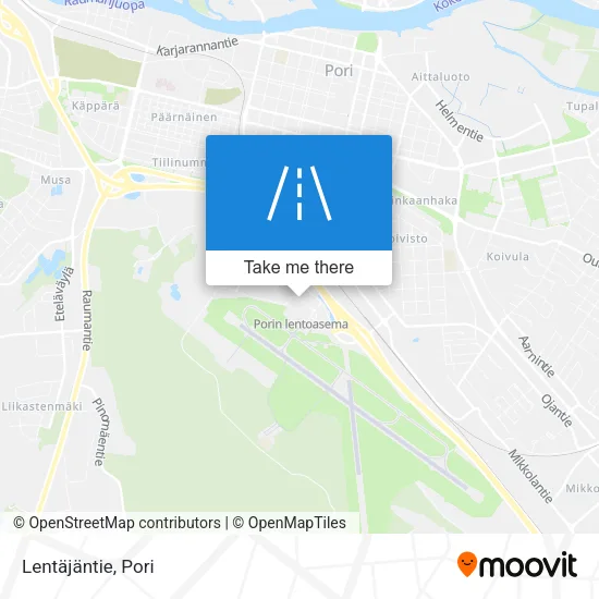 Lentäjäntie map