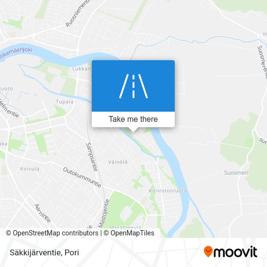 Säkkijärventie map
