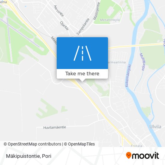 How to get to Mäkipuistontie in Pori by Bus?