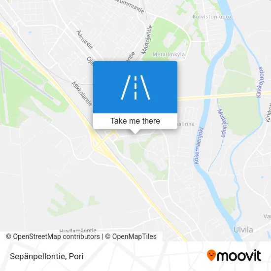 Sepänpellontie map