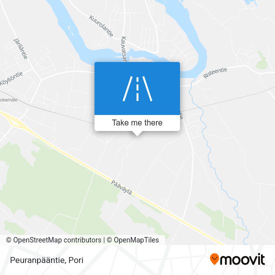 Peuranpääntie map