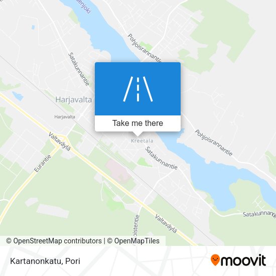 Kartanonkatu map