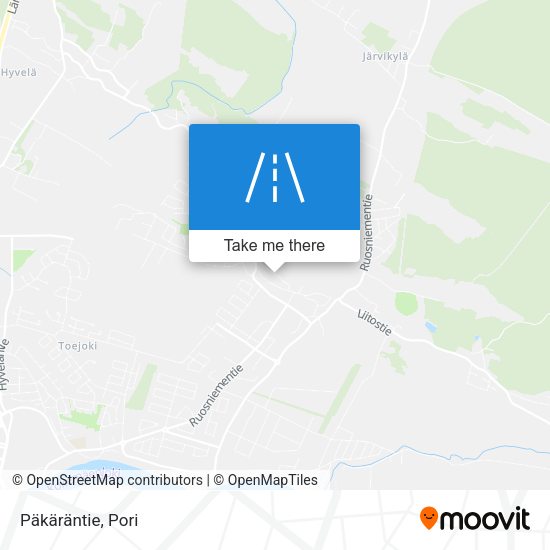 Päkäräntie map