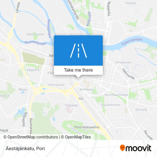Äestäjänkatu map