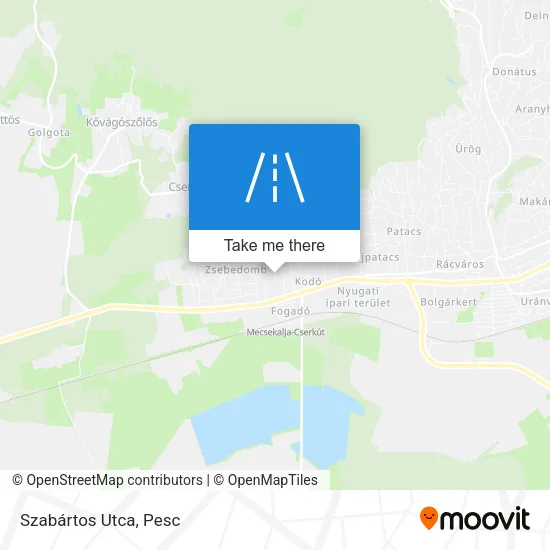 Szabártos Utca map